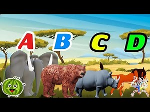 📚 The Animal Alphabet | Learn Animal Names A to Z! 🐘🦒🐻 AZ22AZ14