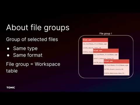 Tonic.ai Tutorials: Using the file connector