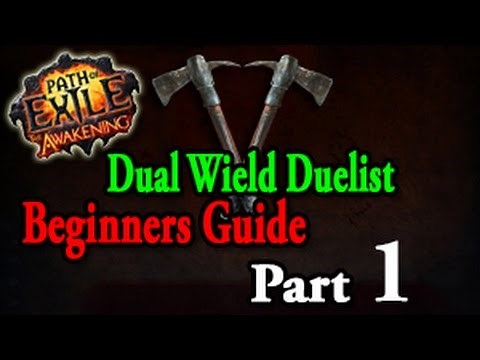 Path of Exile Dual Wield Duelist Beginners Guide (part 1)