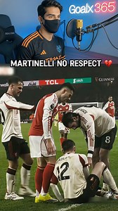 Martinelli Gets No Respect 💔 #sports | Goalx football