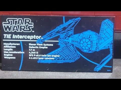 It's time to build the Lego Star Wars Tie Interceptor. #Lego Star Wars