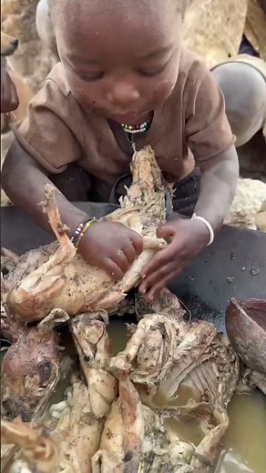 The daily life and diet of the Hazarbi tribe #viralshorts2025