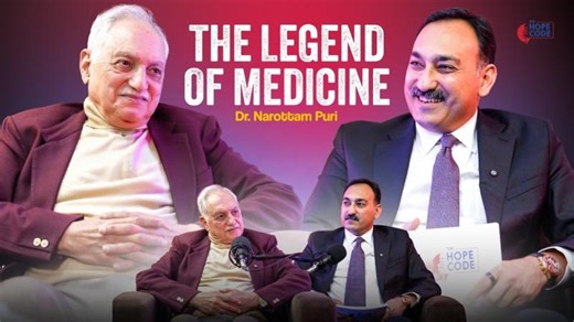The Hope Code ft. Dr. Narottam Puri | Cricket Voice to Healthcare Visionary | Varun Khanna