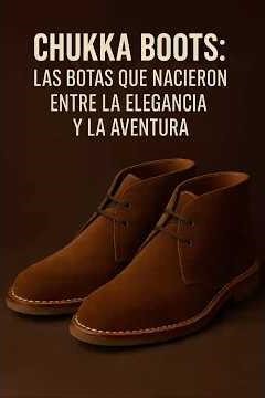 ¿De dónde vienen realmente las Chukka Boots?