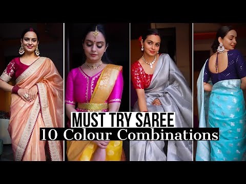 10 Must Try SAREE Colour Combinations
