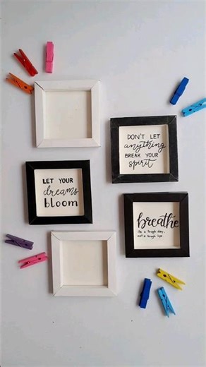 DIY Paper Frames | Shadow Box | 3D Frame tutorial ✨️