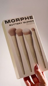 Your everyday face routine, upgraded 🧈💛 The Buttery Blends 4-Piece Face Brush Set delivers seamless blends for concealer, blush, and bronzer—plus the M244 Medium Angled Powder Bronzer Brush, exclusively in the set. ($28 USD - $52 USD value!) | Morphe
