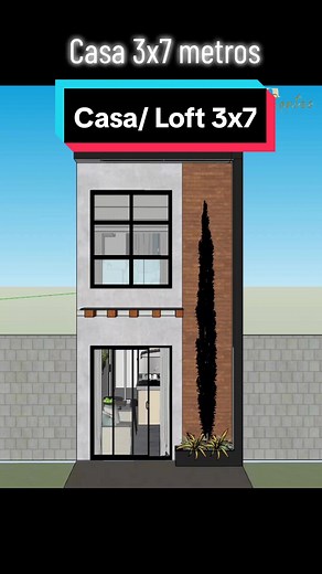 Casa ou Loft: um projeto 3x7 moderno e funcional