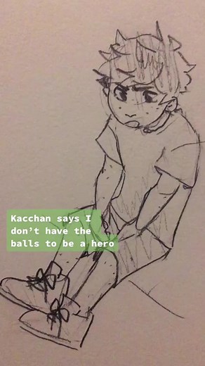 Young Inko and Midoriya Art: Inverted Kid Izuku Drawing Process