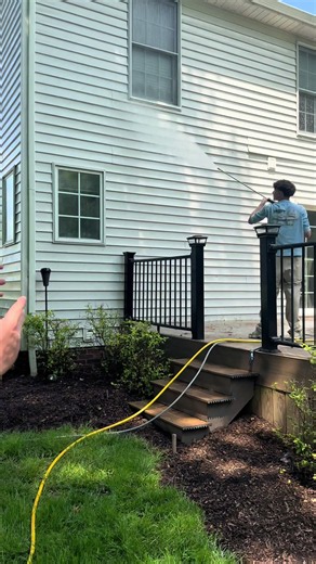 House Power Washing Process: From Built-Up Grime to Fresh Curb Appeal