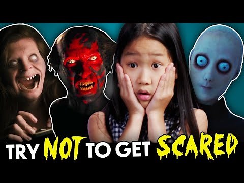 Kids Try Not To Get Scared Challenge (The Conjuring, Insidious, Lights Out)