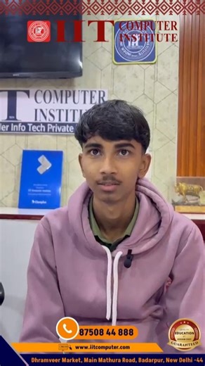 IIT Computer Institute on Instagram: "Students-feedback. #computerinstitute #tallyinstitute #exceltraining #badarpur #educational #trainingday"