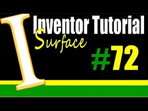 72 AutoDesk Inventor Surface Tutorial: Introduction to Surfaces Video Lecture | Autodesk Inventor: A Complete Learning - Design Softwares