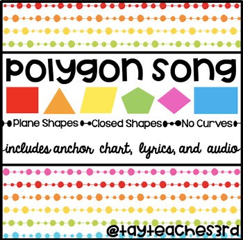 Polygon Song with audio and Anchor Chart
