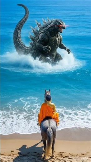 Godzilla vs Buddha Compassion 🌼🌼