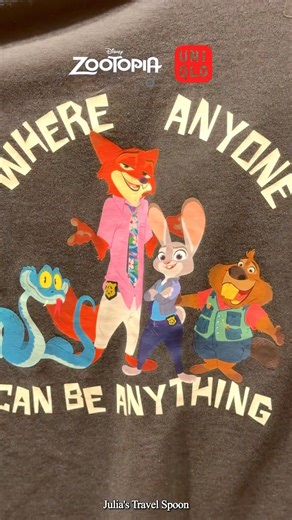 POV: Zootopia x Uniqlo Collab T-Shirts 🦊🐰