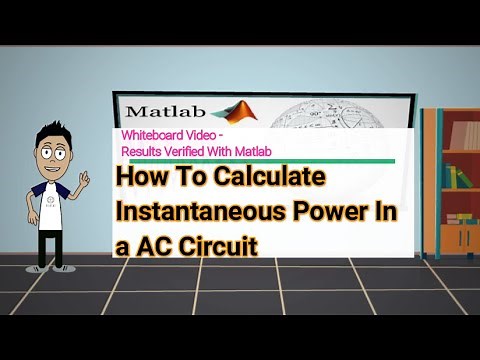 Instantaneous Power In a AC Circuit Calculated.
