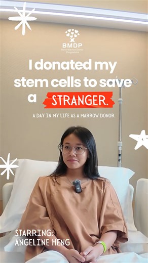 This is Angeline. You probably recognise her from the teaser we dropped last week. This is her stem cell donation journey, through her lens. 👀 Like anyone facing a big decision, she had her doubts. But instead of walking away, she leaned into them, asked questions, understood the process, and took it one step at a time. Today, you’re seeing her journey as it is. No fluff. Just raw emotions. Care deeply. Commit to the facts. Comment ‘Yay’ and we’ll send you the link to the full vid on YouTube. �