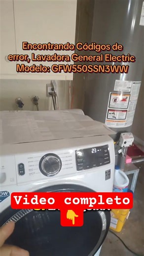 General Electric Washing Machine Drain Error: Solution - Drain or Fill Quickly