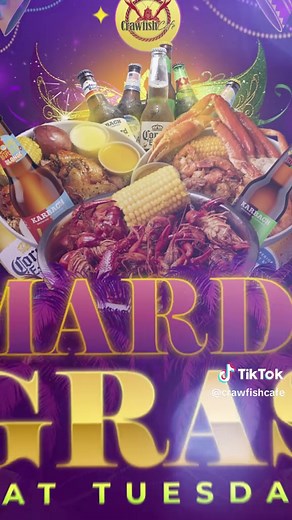 Fat Tuesday at Crawfish Cafe Houston | Cajun Crawfish & Mardi Gras Fun