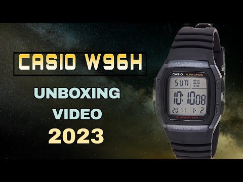 "Unboxing the Casio W96H: Your Ultimate Digital Companion!"