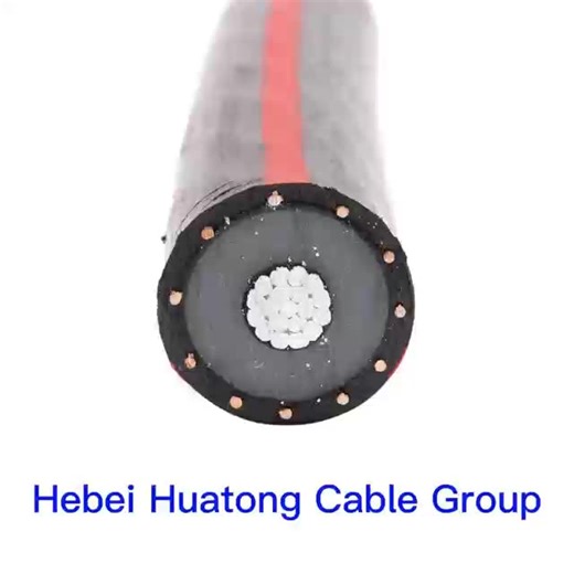 UL LISTED 15KV 133% XLPE Insulated 350mcm Aluminum Copper Wire Shield 1/3 LLDPE UV Outer Jacket