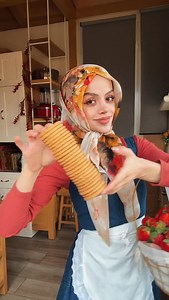 5.1M views · 288K reactions | Sweet treat, stuffed with strawberries...