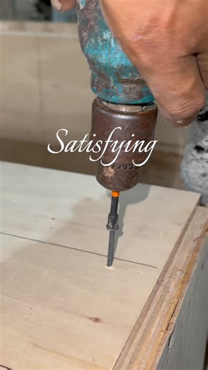 Satisfying screwdriver #boxspeaker #woodworking #wood #screwdriver iver