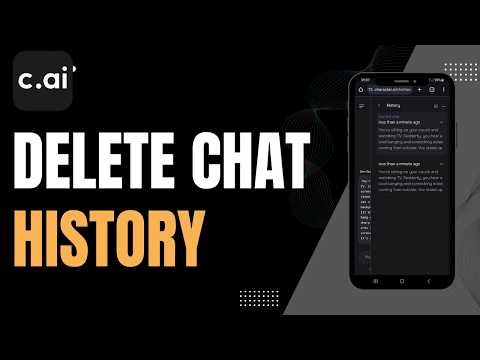How to Delete Chat History on Character AI