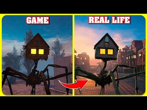 HOUSE HEAD VS REAL LIFE | All Eat Monster | Guess The Eater MONSTER'S VOICE?