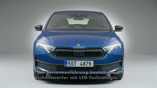 Der Skoda Octavia - Progressivere Scheinwerfer und Heckleuchten verbessern Sicht, Sichtbarkeit