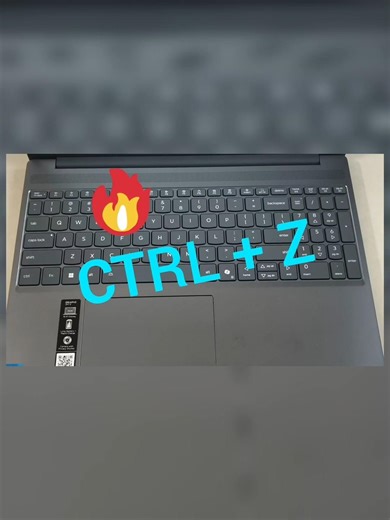 UNDO Shortcut 😲🔥 in Microsoft Word Windows 11 Laptop/Computer/PC #shorts #viral #trending #laptop