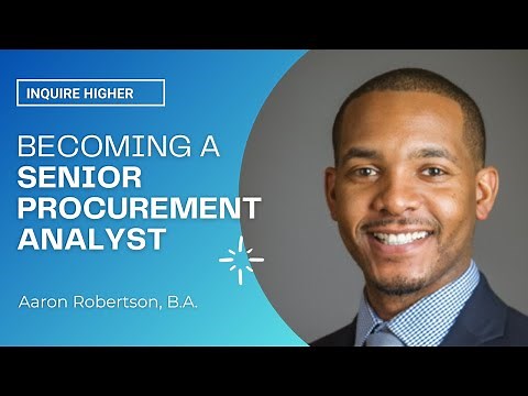 How to Become a Procurement Analyst | What Is Procurement | BSSP feat. Aaron Robertson