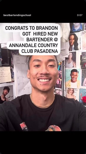 Still thinking about becoming a bartender? Stop thinking. Start doing. We train the best bartenders in Los Angeles — and they’re making $100–$500 per shift while having a blast 🍸💸 ✅ No experience needed ✅ Flexible schedule ✅ Fast job placement ✅ Fun, easy classes ✅ You CAN afford it You show up. We train you. You get hired. Spots are limited — DM or CALL NOW to reserve your seat!#gethiredfast #CertifiedBartender #thebestisyettocome #bartender