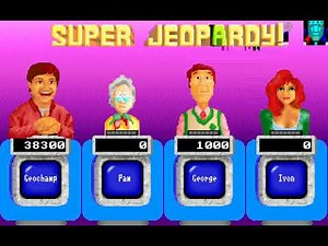 DOS Game: Super Jeopardy! (1991 GameTek, Inc.)
