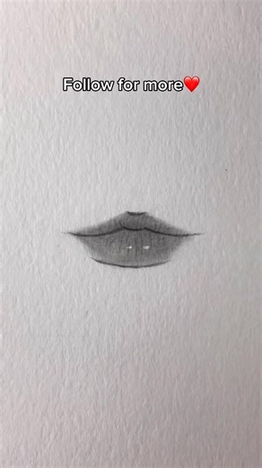 Easy lips tutorial⚡️✨ #howtodraw #shorts