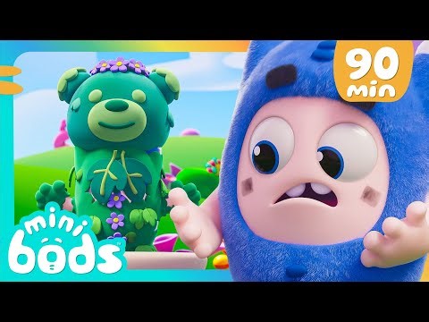 Is That A Teddy Bear?! - Minibods | Mini Oddbods | Baby Oddbods | Funny Cartoons For Kids