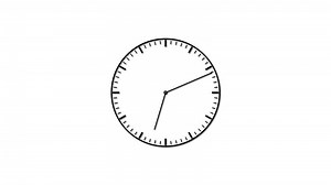 Download clock icon, clock timer on white background for free