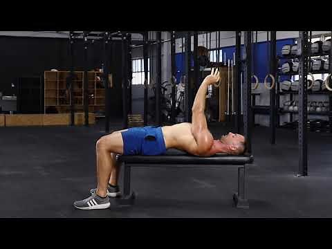 Dumbbell lat pullover