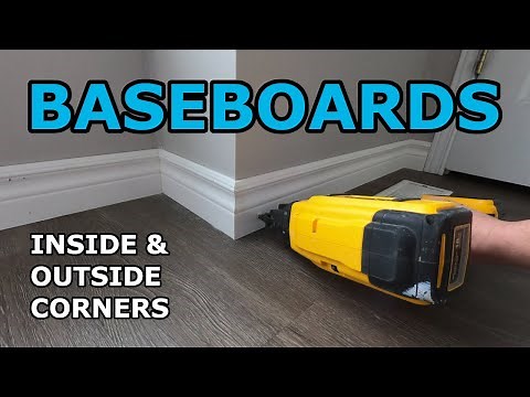 How to Install Baseboard Trim - Inside and Outside Corners