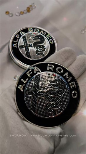 Stunning Crystal Emblems for Alfa Romeo Giulia GTA