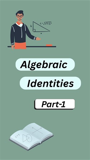 Algebraic Identities Part-1 | Edu Pulse With DK 📚#shorts #viralsong #algebra #newshort #mathematics