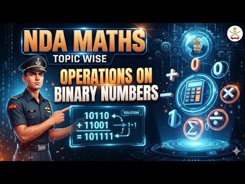 Score 100% in NDA Binary Numbers 🎯 | Maths Topic Wise