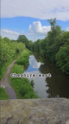 walking through England Cheshire East canal #nature #walking #youtubeshorts #travel #rambling