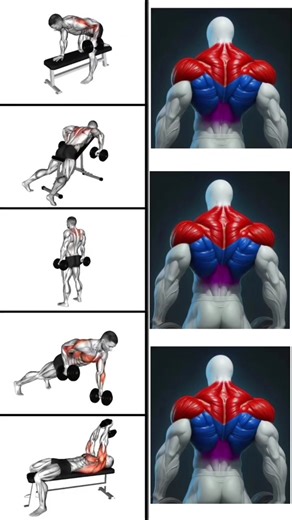 Animal Back Workout Build Your Back And Shoulder with just Dumbbell 💪🏻👊🏻 #backworkout #shorts #gym