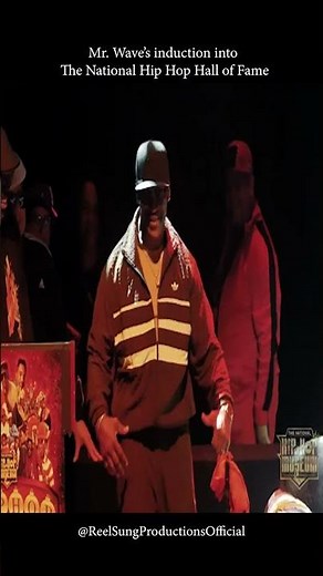 Mr. Wave's Induction into The Hip Hop Hall of Fame #mrwave #legend #hiphophistory