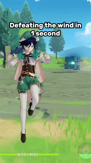 Defeating the wind in 1 second #venti #GenshinImpact #ventishowcase2025 #genshin