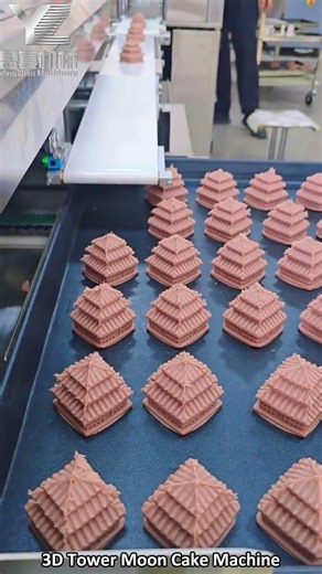 3D Tower Moon Cake Machine #mooncake #bakerymachine #foodmachine