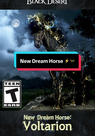 Get ready to bend space & time when the new Dream Horse, Voltarion, arrives during this week’s update! #BlackDesert #BlackDesertOnline #BDO #MMO #MMORPG #videogames #mount #DreamHorse