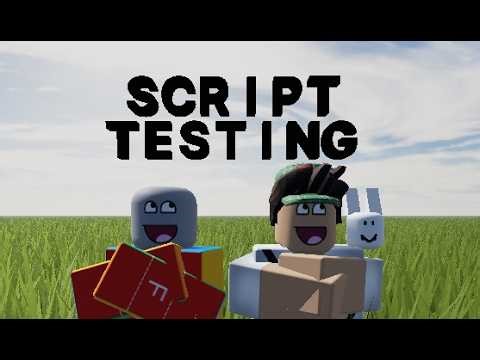 Roblox Script Testing With Jacekf123 Part 1 * SOUND ERROR *